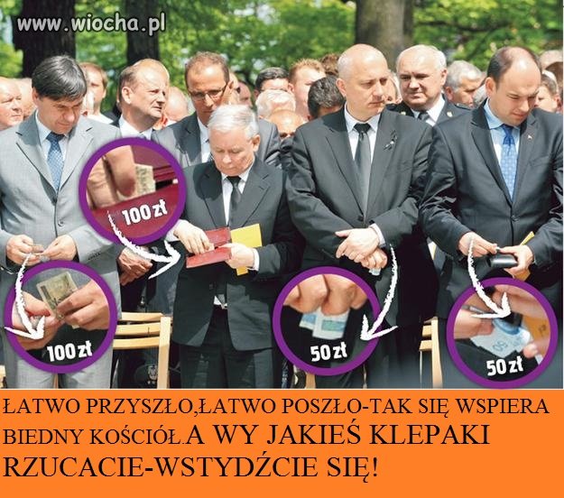 Tak się wspiera darmozjadów