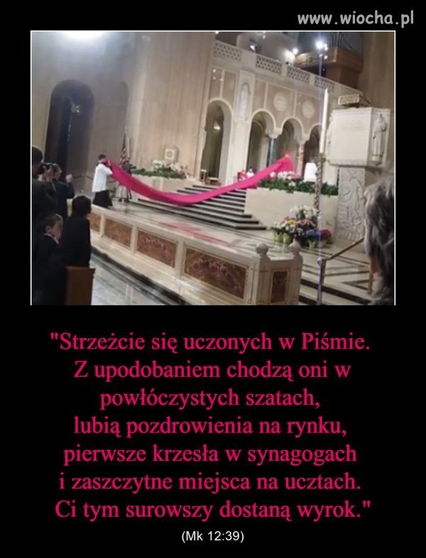 Strzeżcie się uczonych w Piśmie.