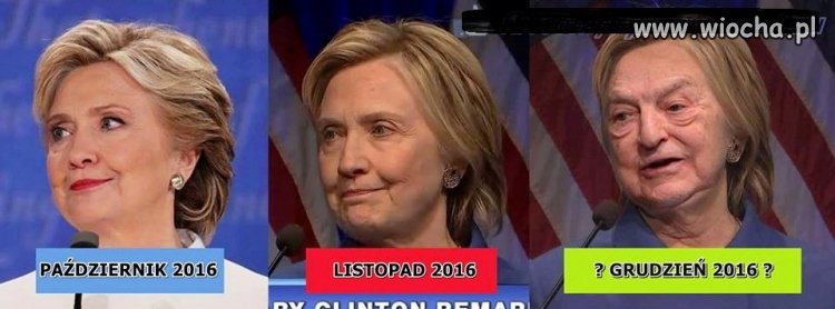Z Hillary Clinton coraz gorzej