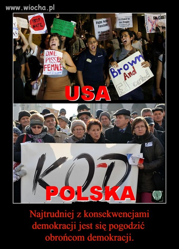 "Obrońcy" demokratycznej demokracji.