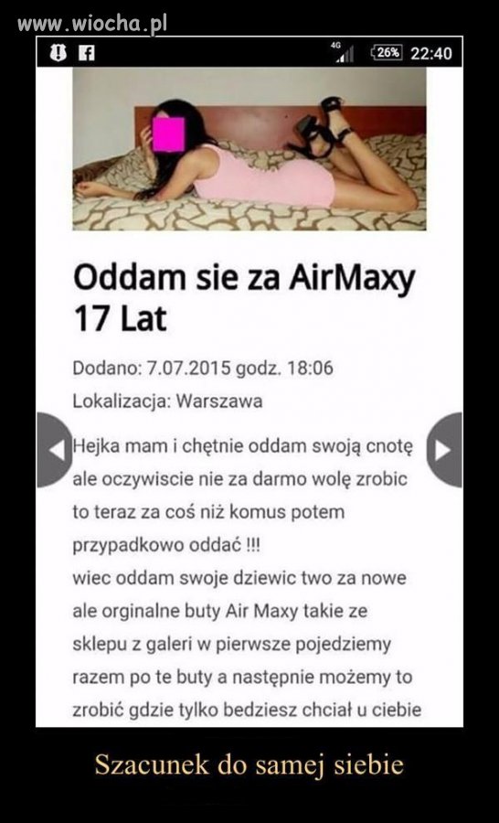 Ona nie wie co to znaczy 