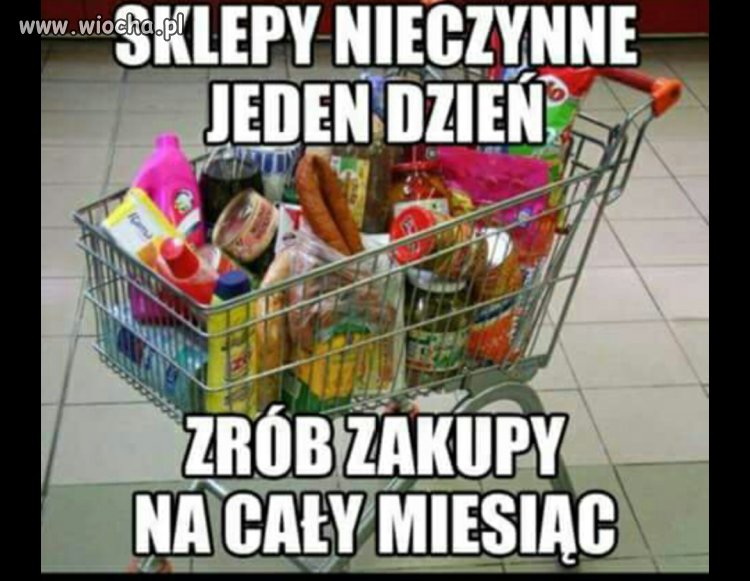 Częsty obrazek w marketach 