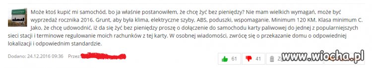 Kupi mi ktoś auto?