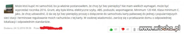 Kupi mi ktoś auto?