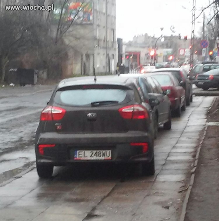 Bo w Łodzi parkingiem...