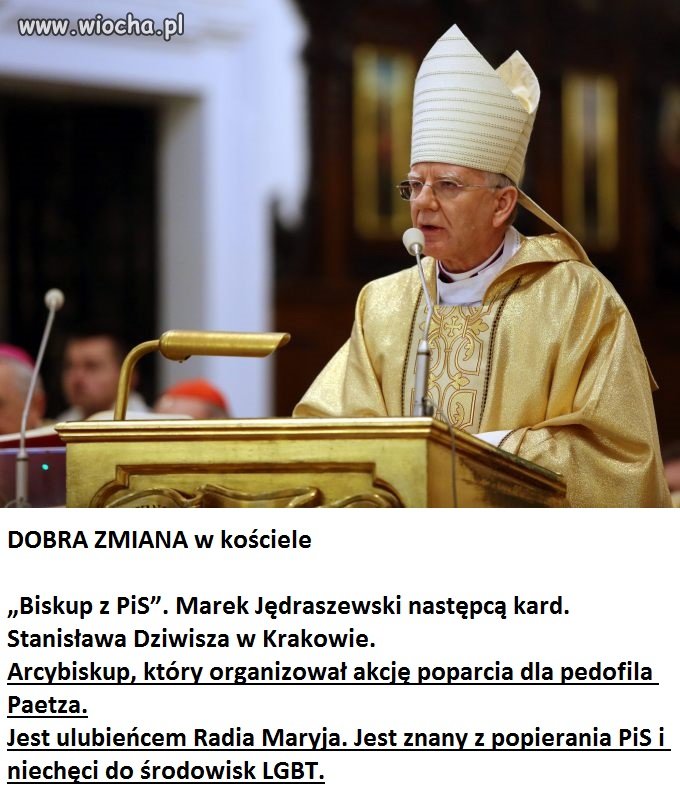 I doczekaliśmy się Dobrej Zmiany w kościele