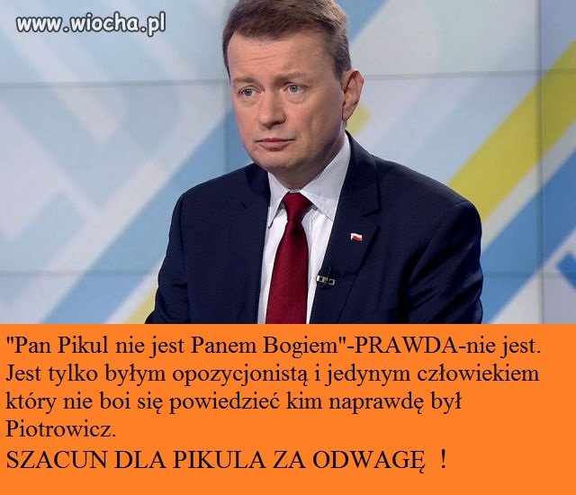 Pikul za chwilę pewnie straci posadę