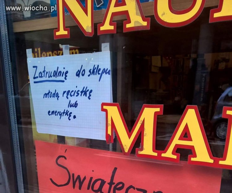 Zatrudnię młodą