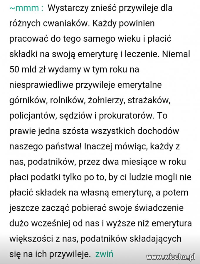 Komentarz znaleziony w necie ⬇