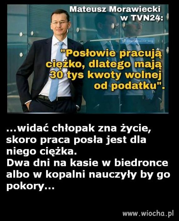 Posłowie- święte krowy. Przekonanie o swojej