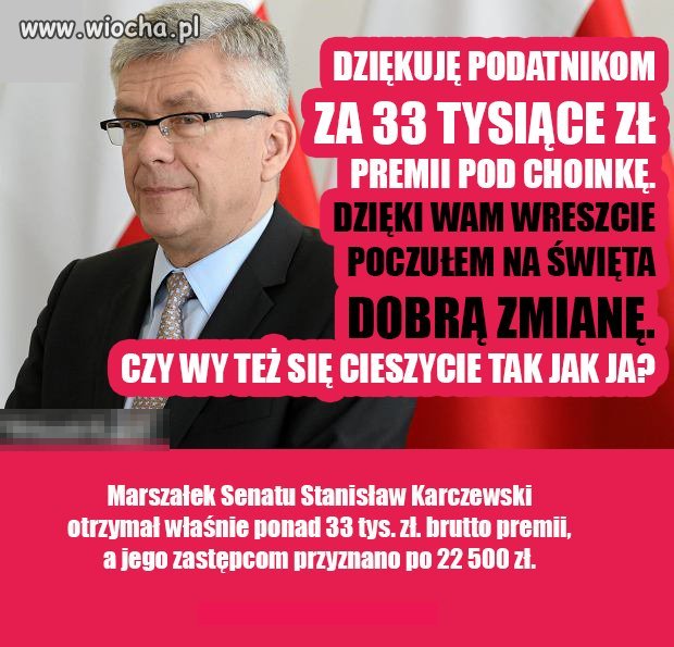 Cieszymy się a najbardziej emeryci, którzy dostali