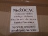 Ostrzeżenie na paczce przesyłowej 