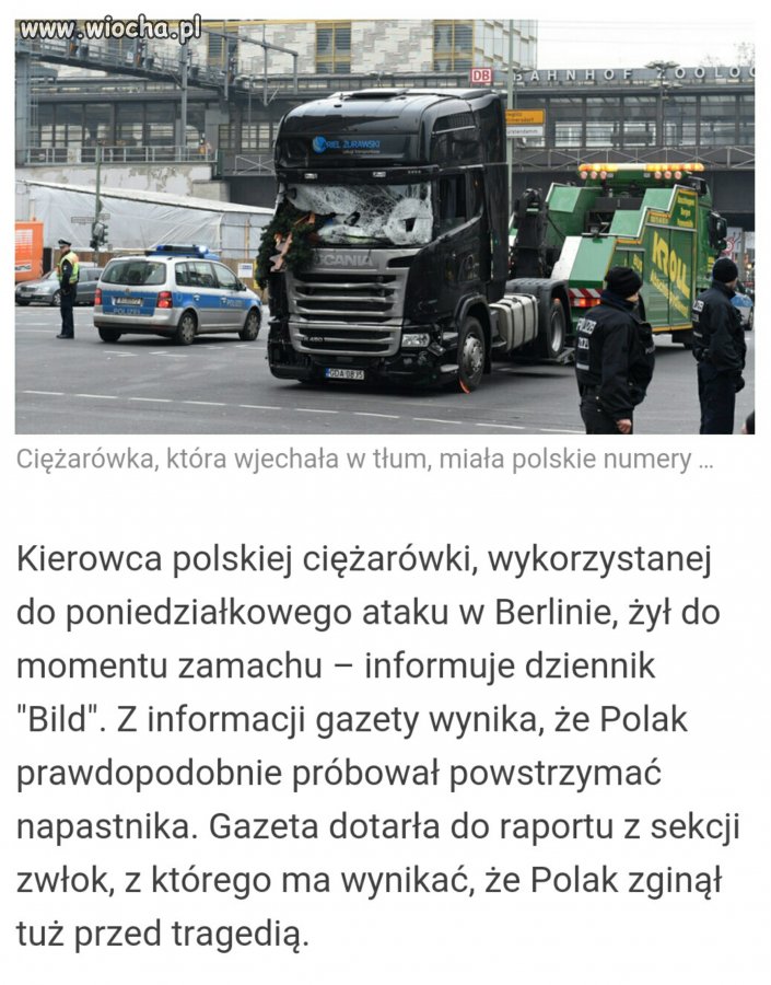 Kierowca do końca próbował powstrzymać