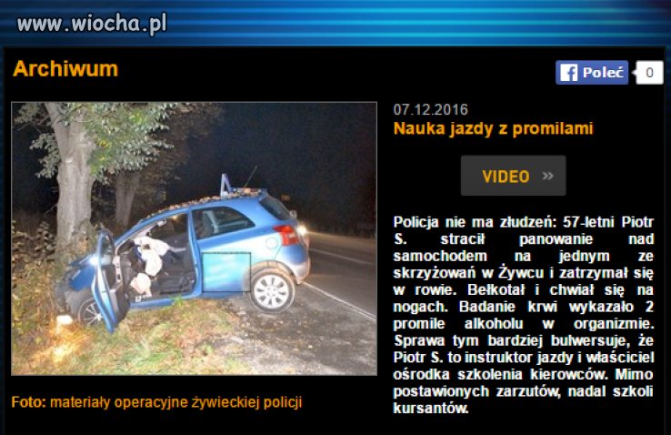 A potem się dziwią, że tylu pijanych jeździ