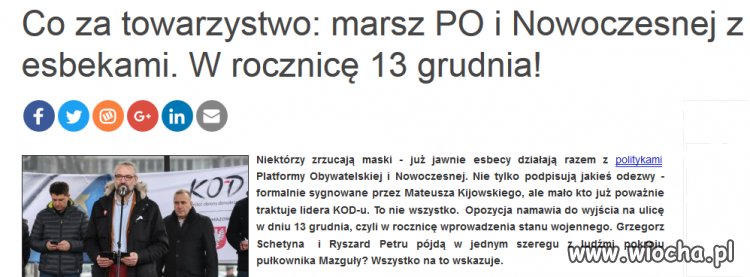 Kolejny marsz Polskich mazgajów.