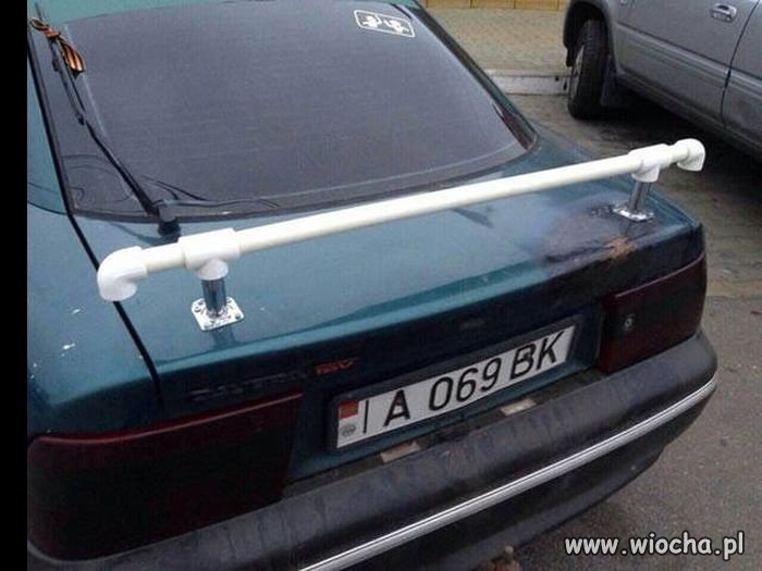 Spoiler domowym sumptem