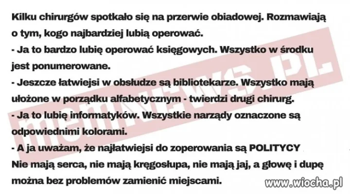 Politycy na wesoło.