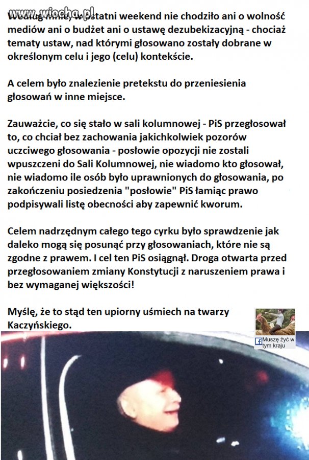  Powody zadowolenia Kaczyńskiego