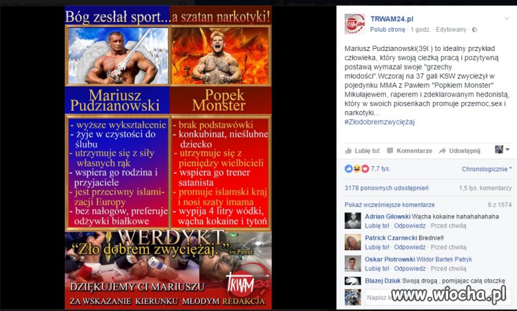 Tymczasem na FB TvTrwam