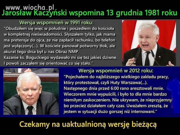 Historii i ludzi nie zmienisz.