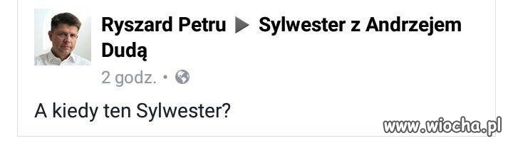 Rychu pyta o Sylwester.