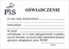 Popierasz PiS to wydrukuj podpisz i noś przy sobie