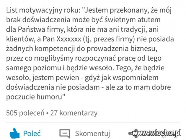 List motywacyjny
