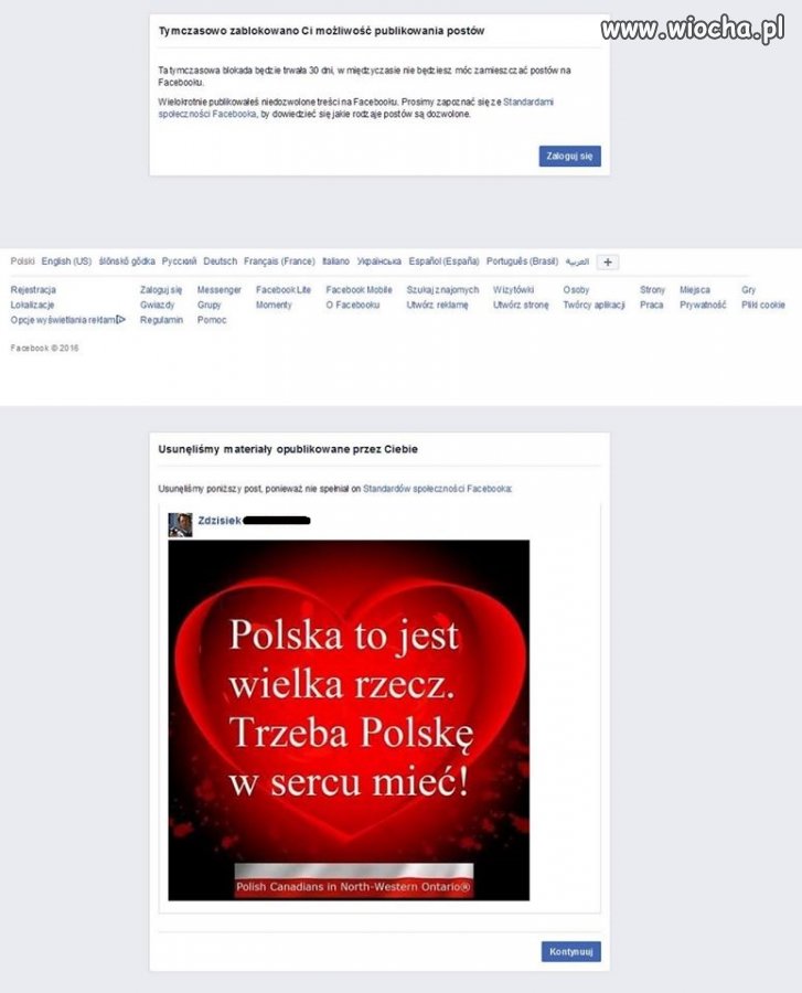 Facebook oszalał.