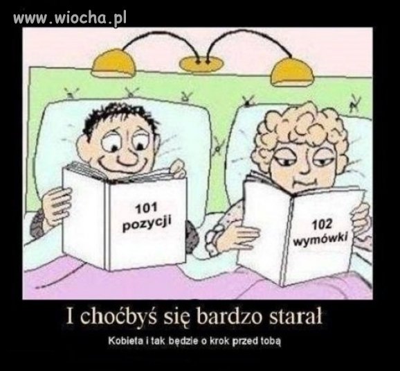 Kobieta i tak będzie o krok przed Tobą