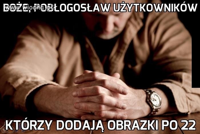 Boże, pobłogosław użytkowników