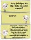 Poszedł na pogrzeb z Sebą...