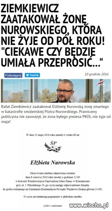 Raczej będzie idiotę