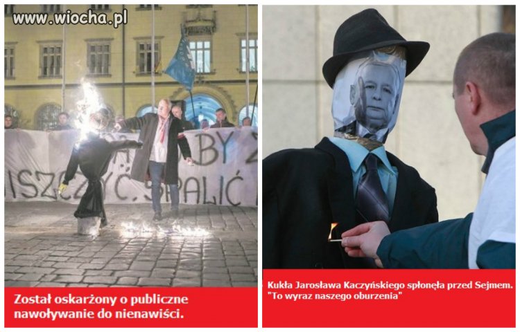 Podwójne standardy lewaków! 