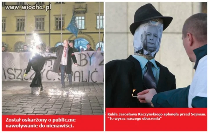 Podwójne standardy lewaków! 