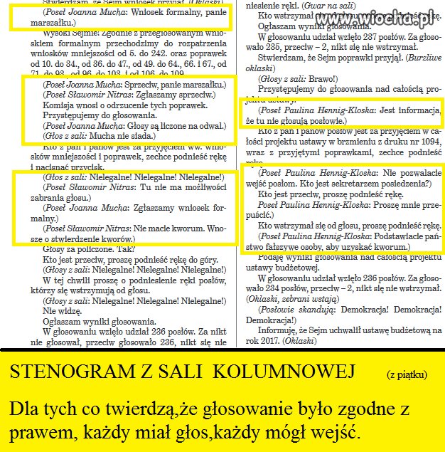 A PiS swoje...