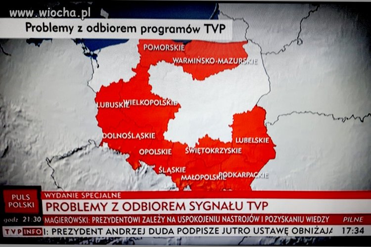  sabotażyści wyłączyli transmisję