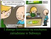Feministka w pracy.