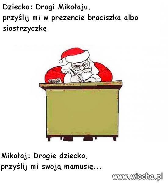 Liścik do Mikołaja
