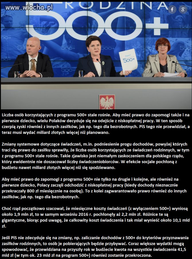 Tego nie przewidzieli