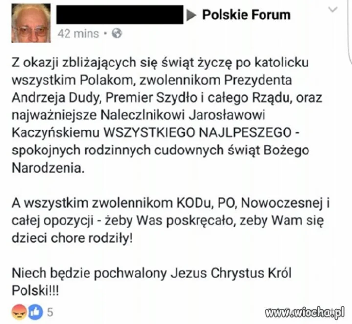 Polak, katolik, lepszy sort. 