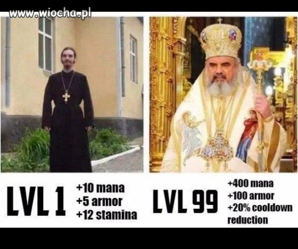 Poziom 1 vs poziom 99