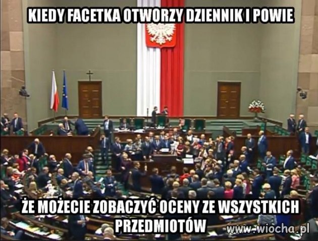 W sejmie niczym w szkole