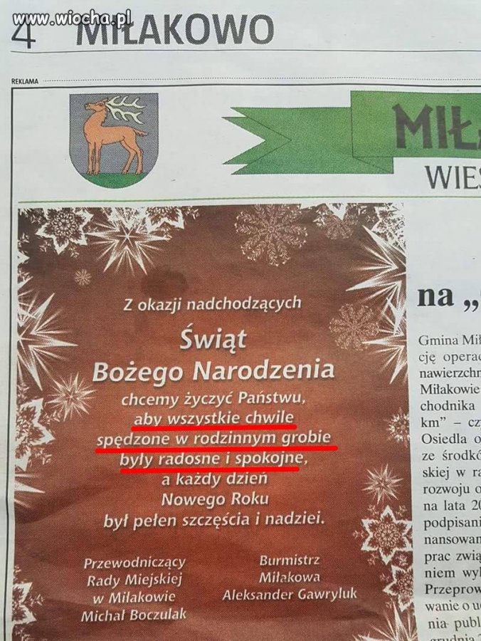 Dzisiejsze życzenia