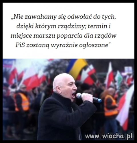 Wg Achima to demokracja to się ma jak