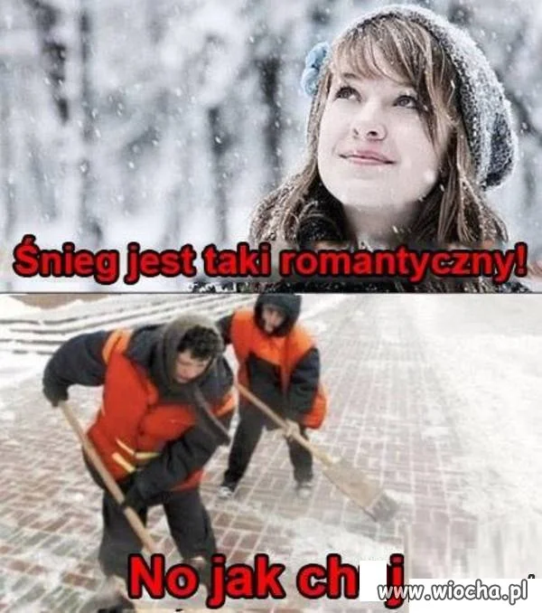 Romantyczny śnieg
