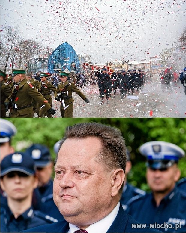 Tak się wita wiceministra PiS w Augustowie!!!