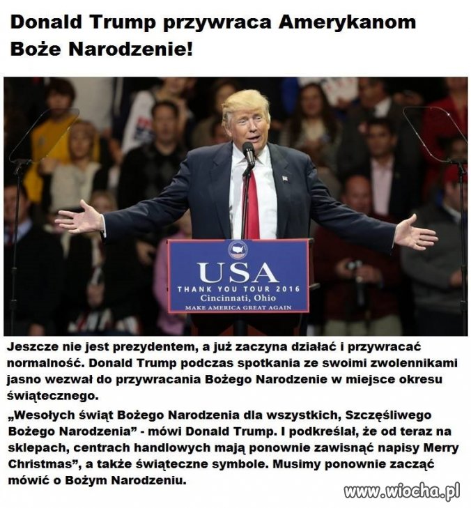 Powrót normalności w USA
