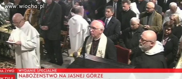 Kierownictwo PIS na modłach