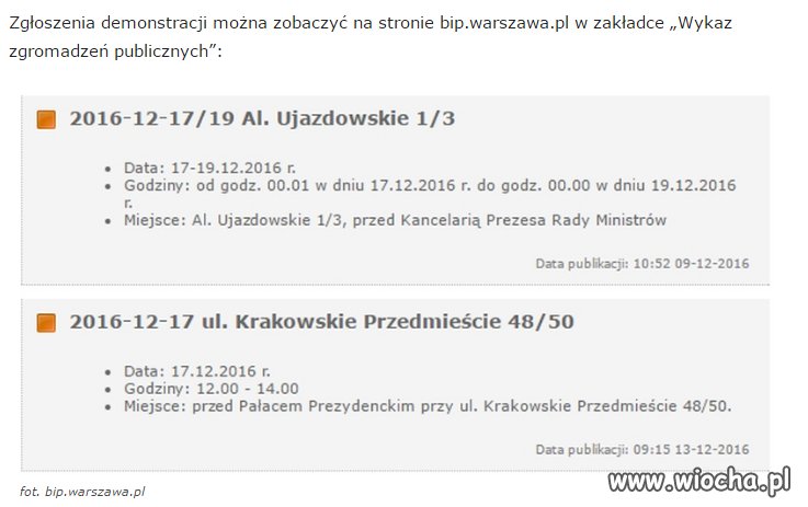 Do tych wszystkich debili co pisali że pod sejmem 