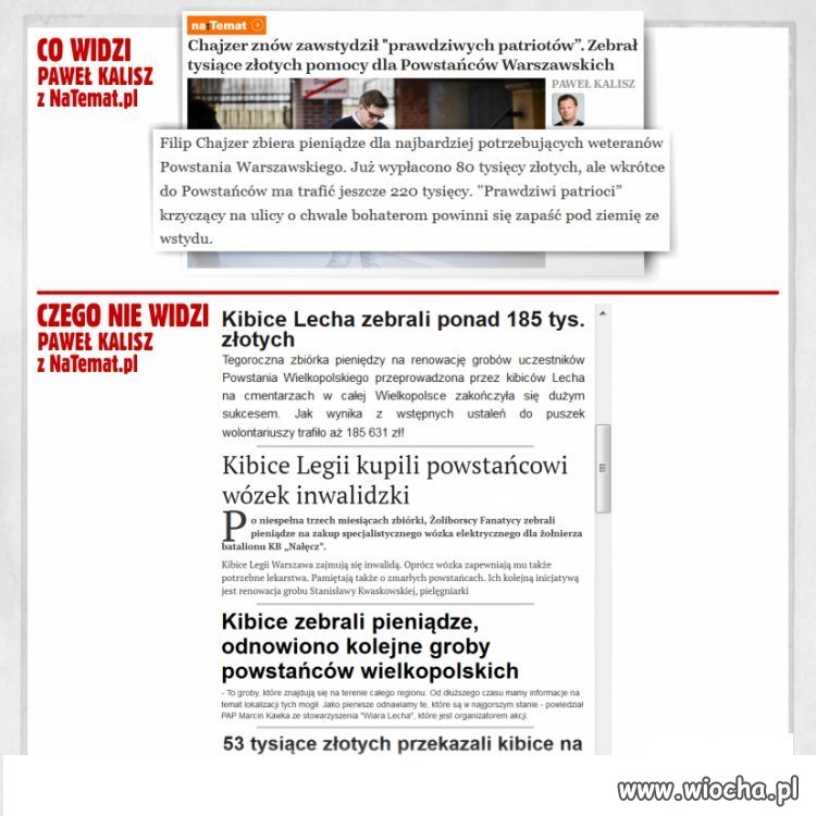 "prawdziwi patrioci" zawstydzili Chajzera